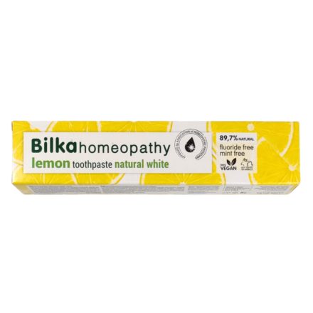 Bilka natúr homeopátiás fehérítő fogkrém citrom 75ml