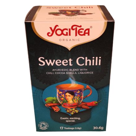 Yogi bio tea édes chili mexikói fűszeres 17 filter