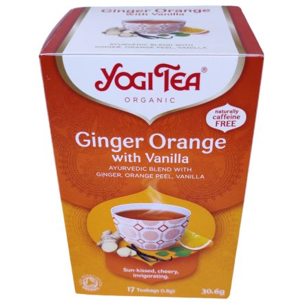 Yogi bio tea narancsos gyömbér vaníliával 17 filter