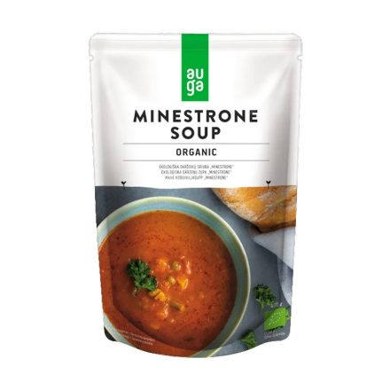 Auga bio minestrone zöldséges leves vegán 400 g