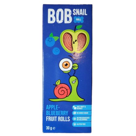 Bob Snail gyümölcstekercs alma-áfonya 30g