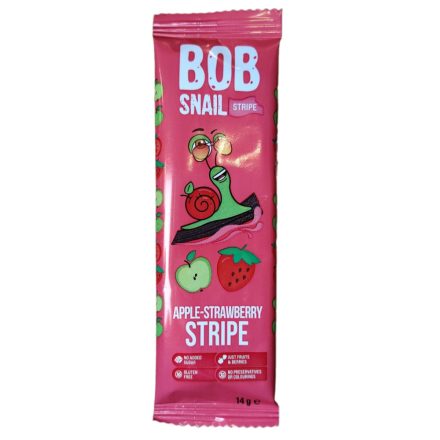 Bob Snail gyümölcsszelet alma-eper 14g