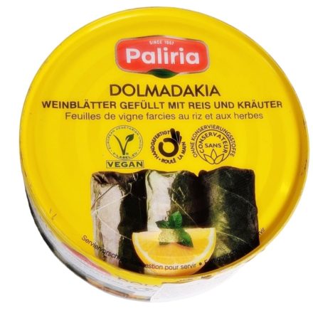 PALIRRIA Rizzsel töltött szőlőlevél palirria 280 g