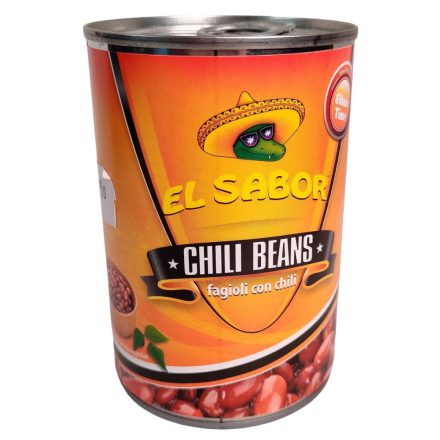 EL SABOR Mexicói chilis bab 410g