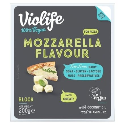 Violife növényi sajt olvadós mozzarella tömb 200 g