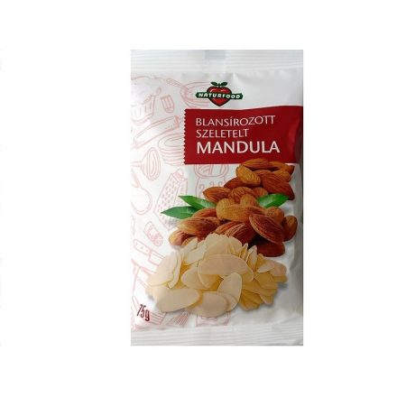 Naturfood szeletelt mandula 75 g