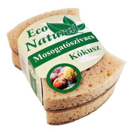 Natural mosogatószivacs kókuszrostból 2db