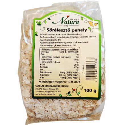 Natura sörélesztő pehely 100 g