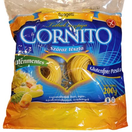 CORNITO SPAGETTI TÉSZTA 200G, GLUTÉNMENTES