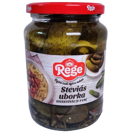 Rege Csemegeuborka steviás 6-9 cm 680 g