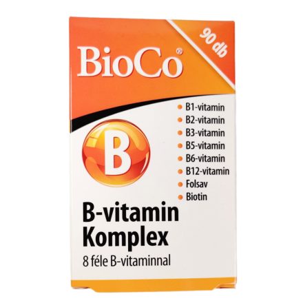 Bioco b-vitamin komplex tabletta 90 db