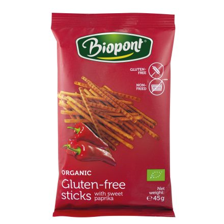 BIOPONT SÓSPÁLCIKA PAPRIKÁS BIO GLUT.MENT. 45G