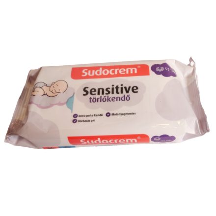 Sudocrem | baba törlőkendő sensitive 55 db