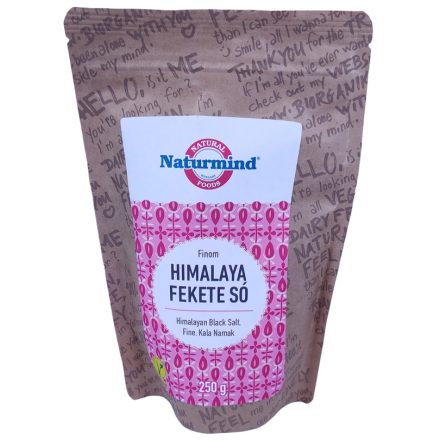 Naturmind Himalaya fekete só finom 250 g