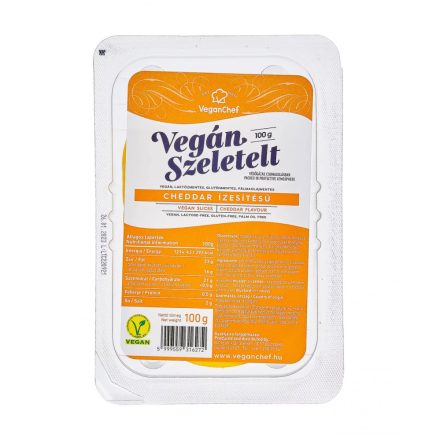 Vegan Chef szeletelt cheddar vegán 100g