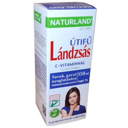 NATURLAND LÁNDZS.ÚTIFŰ+C SZIRUP FELNŐTT 150ml