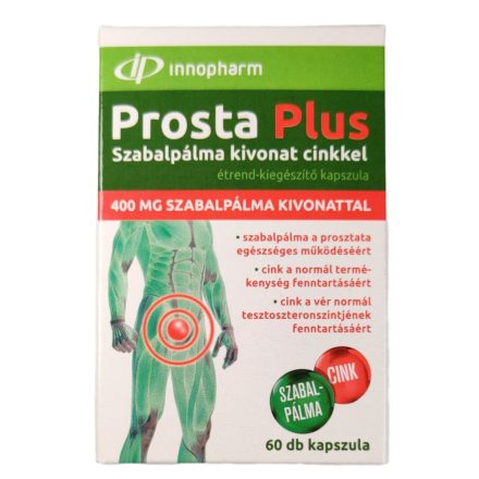 Innopharm Prosta Plus szabalpálma kivonat cinkkel 60db