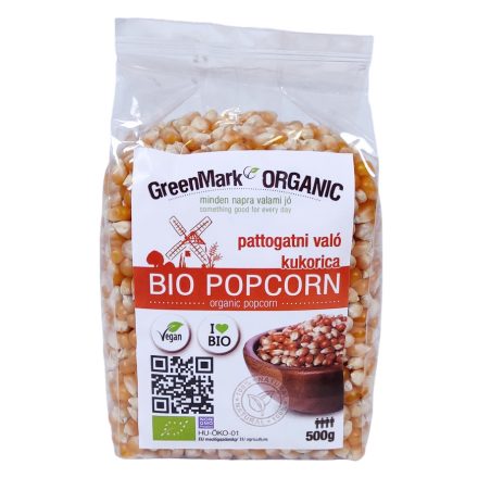 Greenmark bio popcorn 500 g