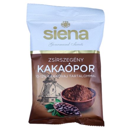 Siena 10-12% zsírszegény kakaópor 75 g