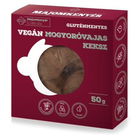 Majomkenyér mogyoróvajas vegán keksz 50 g