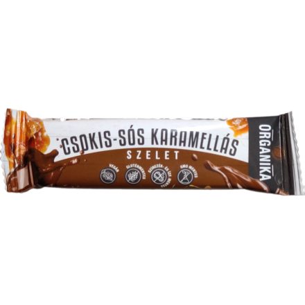 Organika csokis-sós karamellás szelet 30 g