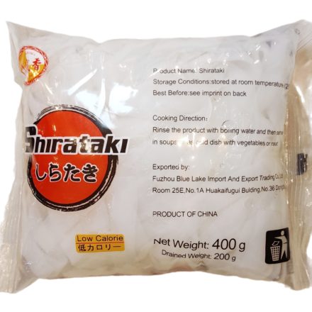 Shirataki Konjac tészta szélesmetélt gl.ment. 400g