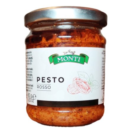 Monti pesto rosso gluténment. 180 g