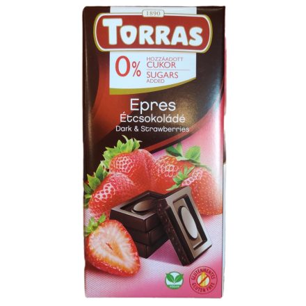 TORRAS ÉTCSOKOLÁDÉ EPRES c.ment. 75g