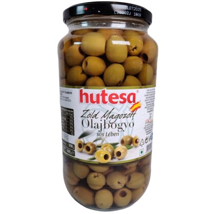 Hutesa | zöld olajbogyó magozott 935 ml