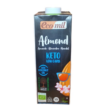 Ecomil bio keto mandulaital cukormentes 1000 ml