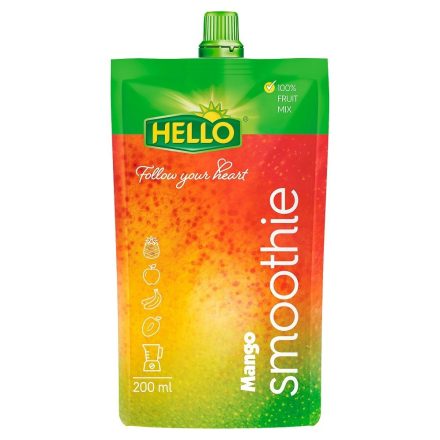 Hello-smoothie mangó gyümölcsturmix 200ml