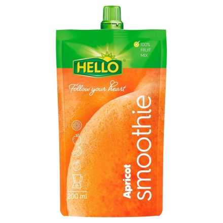 Hello smoothie sárgabarack turmix 200 ml