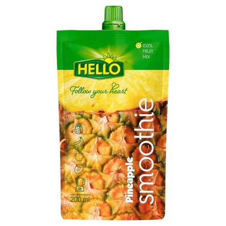 Hello smoothie ananász gyümölcsturmix 200 ml