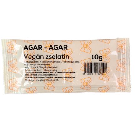 Agar-agar vegán zselatin 10g