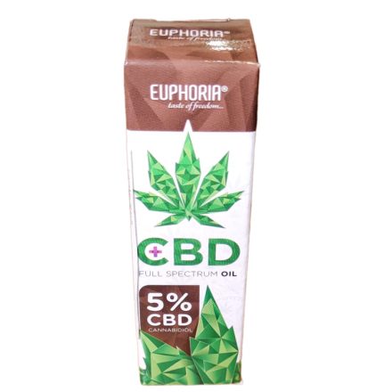 Euphoria CBD olaj teljes spektrum 5% 10ml